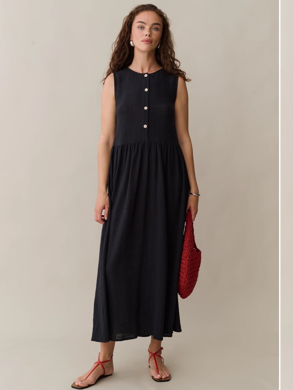 NWT CAARA Eileen Cotton Gauze
Dress XS